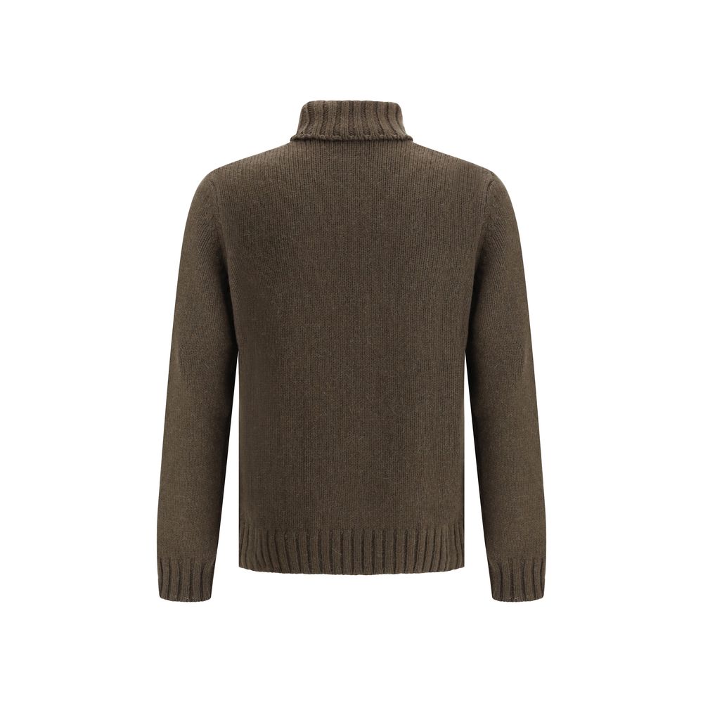 Bicolor Alpaca Vicugna Pacos Turtleneck
