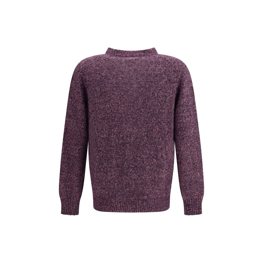 Multicolor Alpaca Vicugna Pacos Cardigan