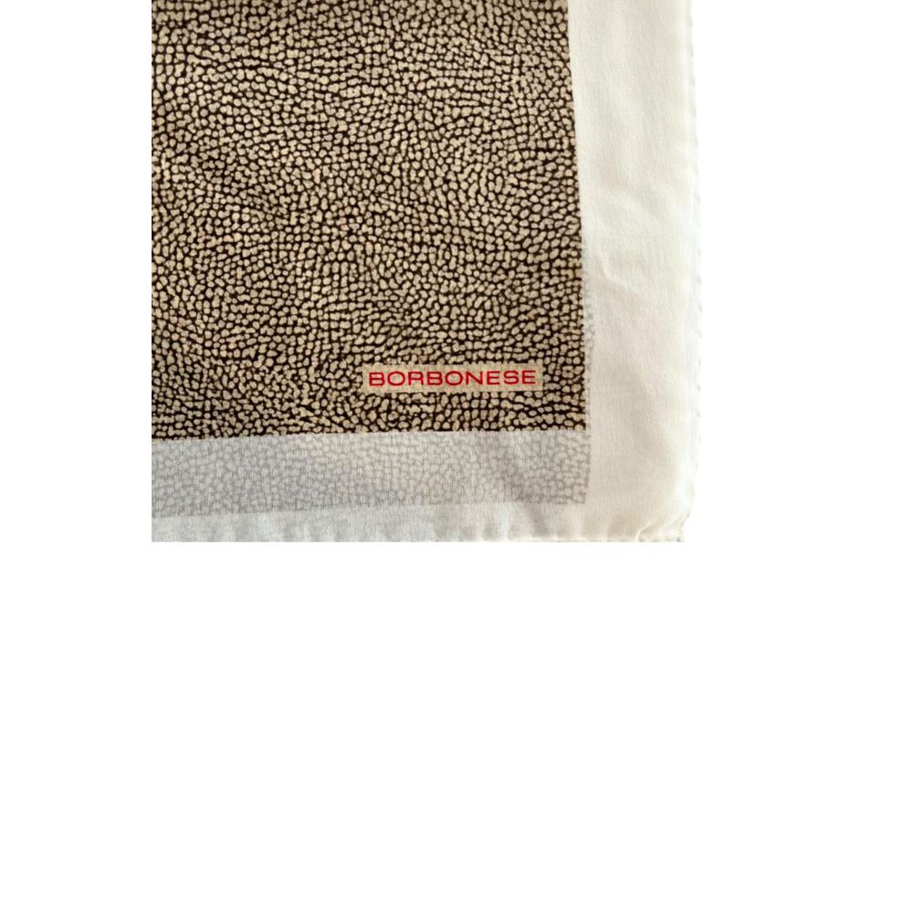 White Silk Women Scarf