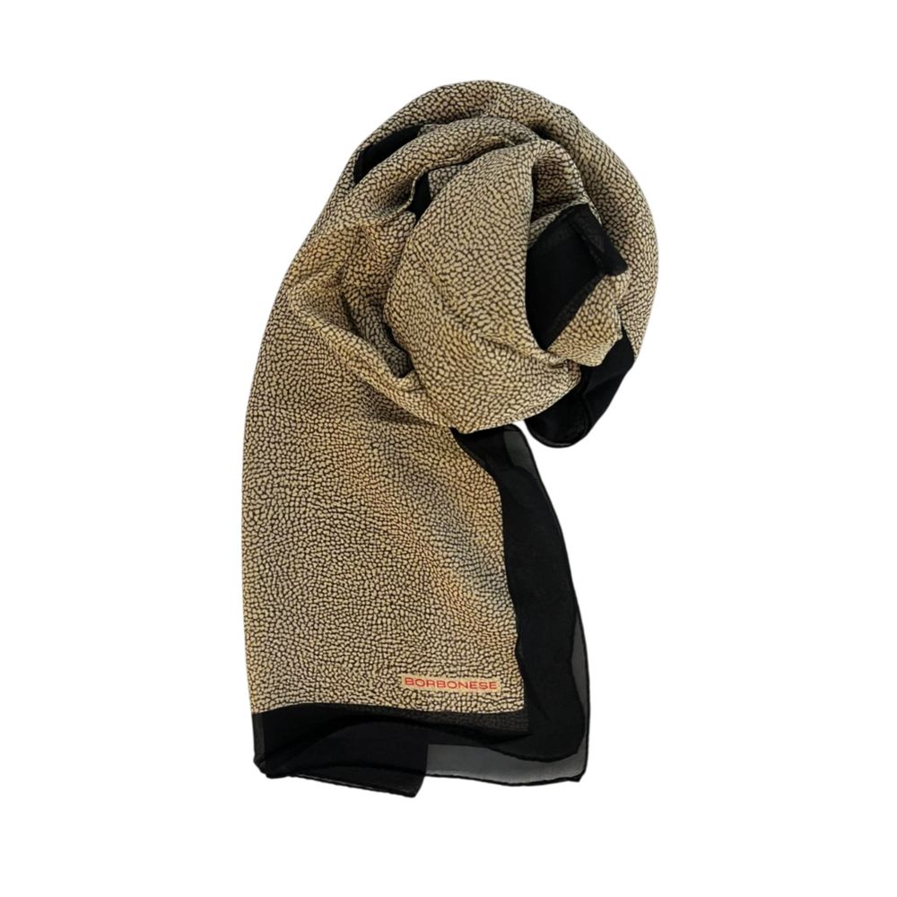 Black Silk Women Scarf
