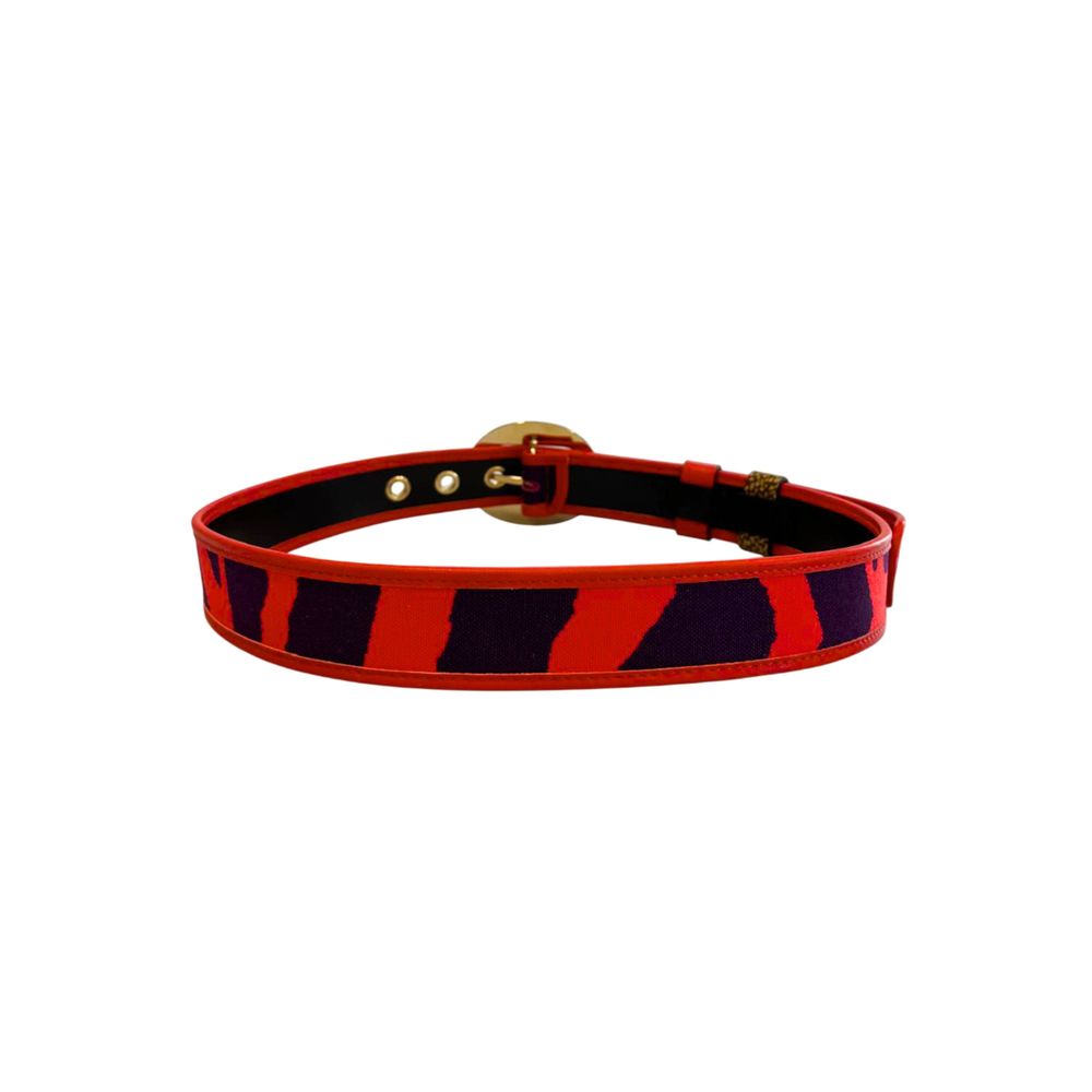 Orange Genuine Leather Women Belt
