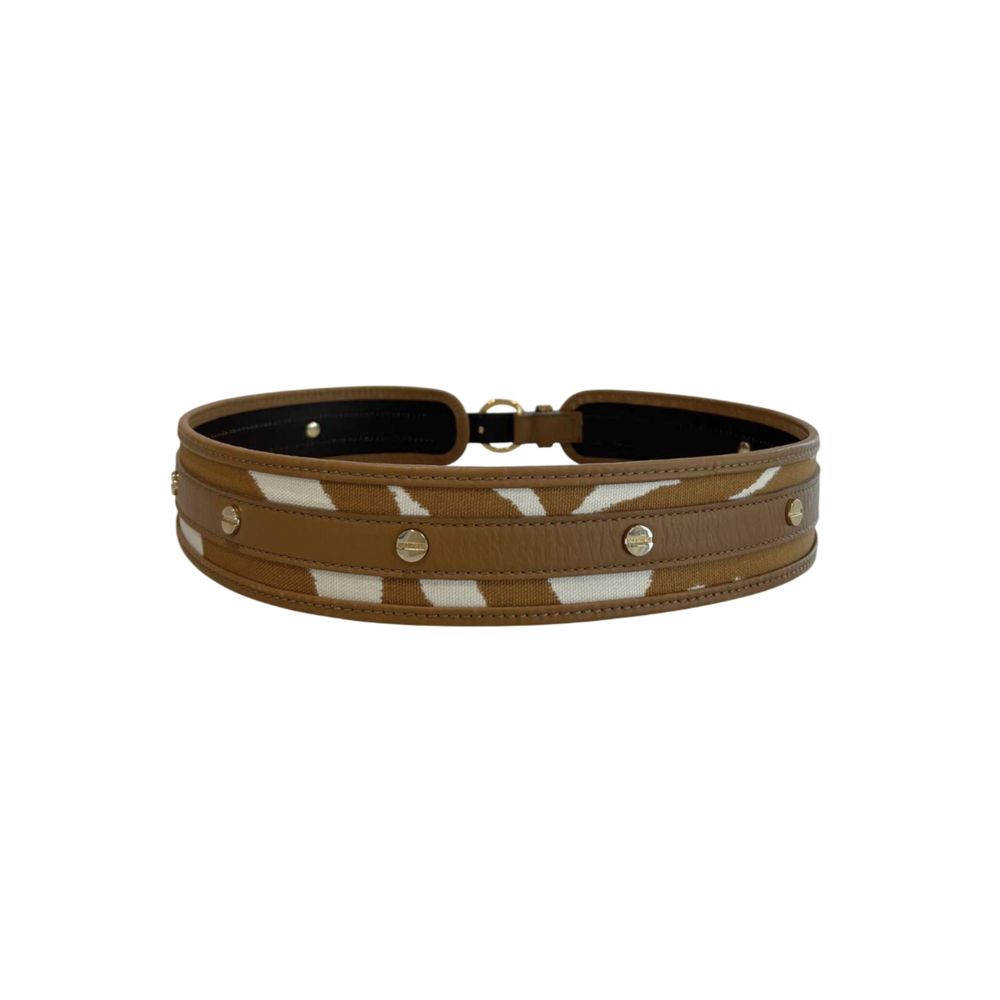 Brown Genuine Leather Women Belt
