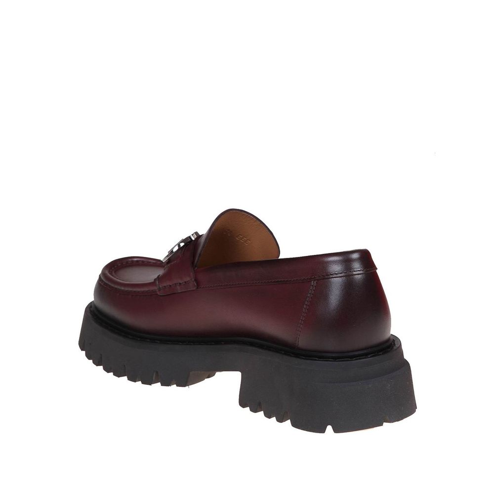 Multicolor Calfskin Slip-On Loafers