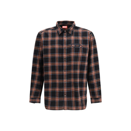 Blue Cotton Pattern Shirt