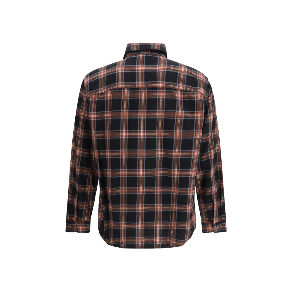 Blue Cotton Pattern Shirt