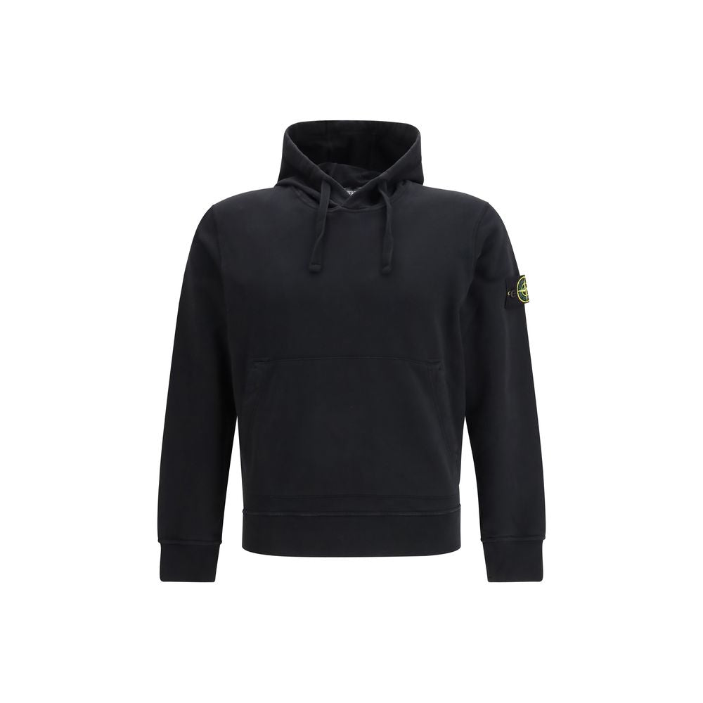 Black Cotton Sweatshirt