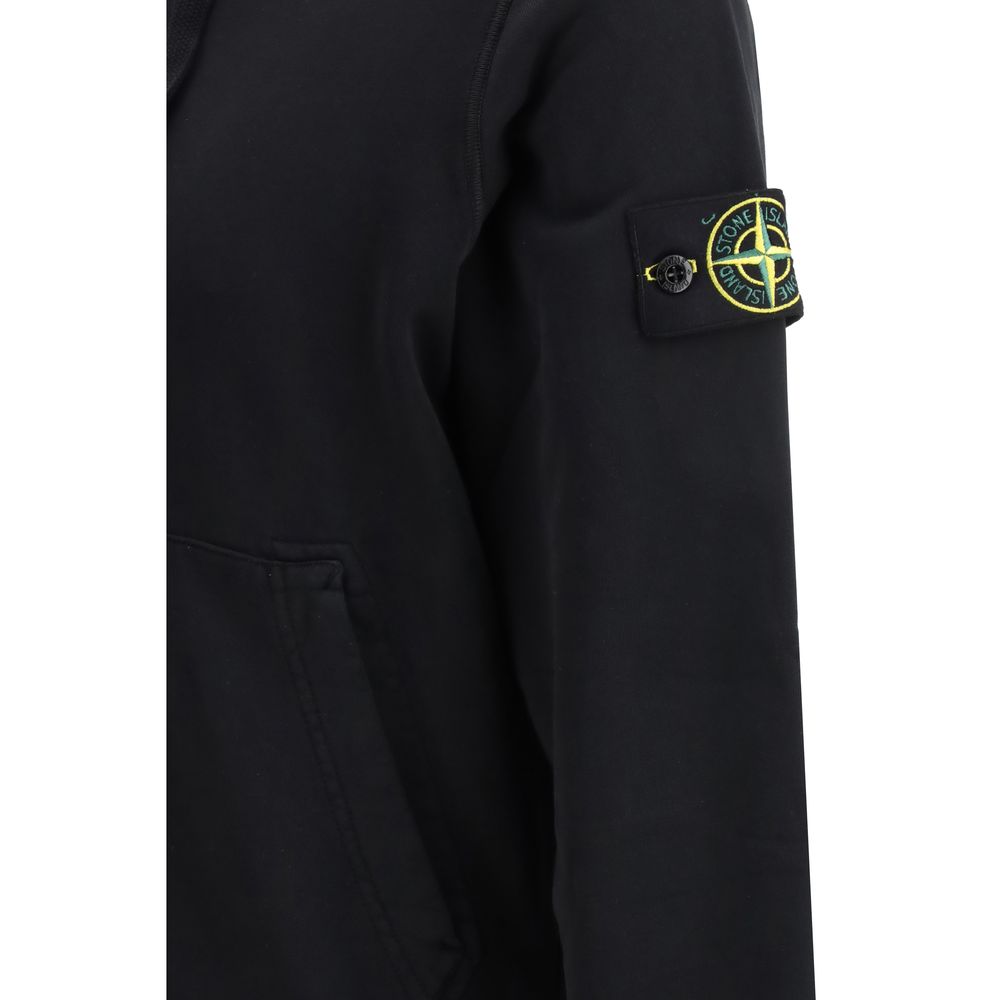 Black Cotton Sweatshirt