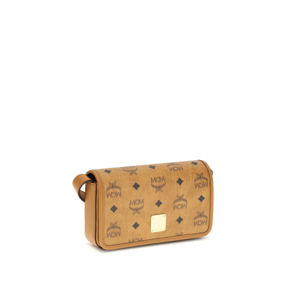 Beige Fabric Shoulder Bag