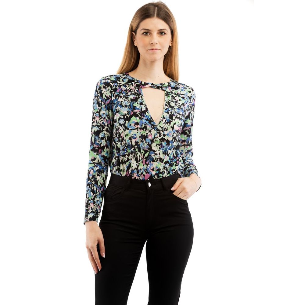 Multicolor Polyester Long Sleeve T-Shirt
