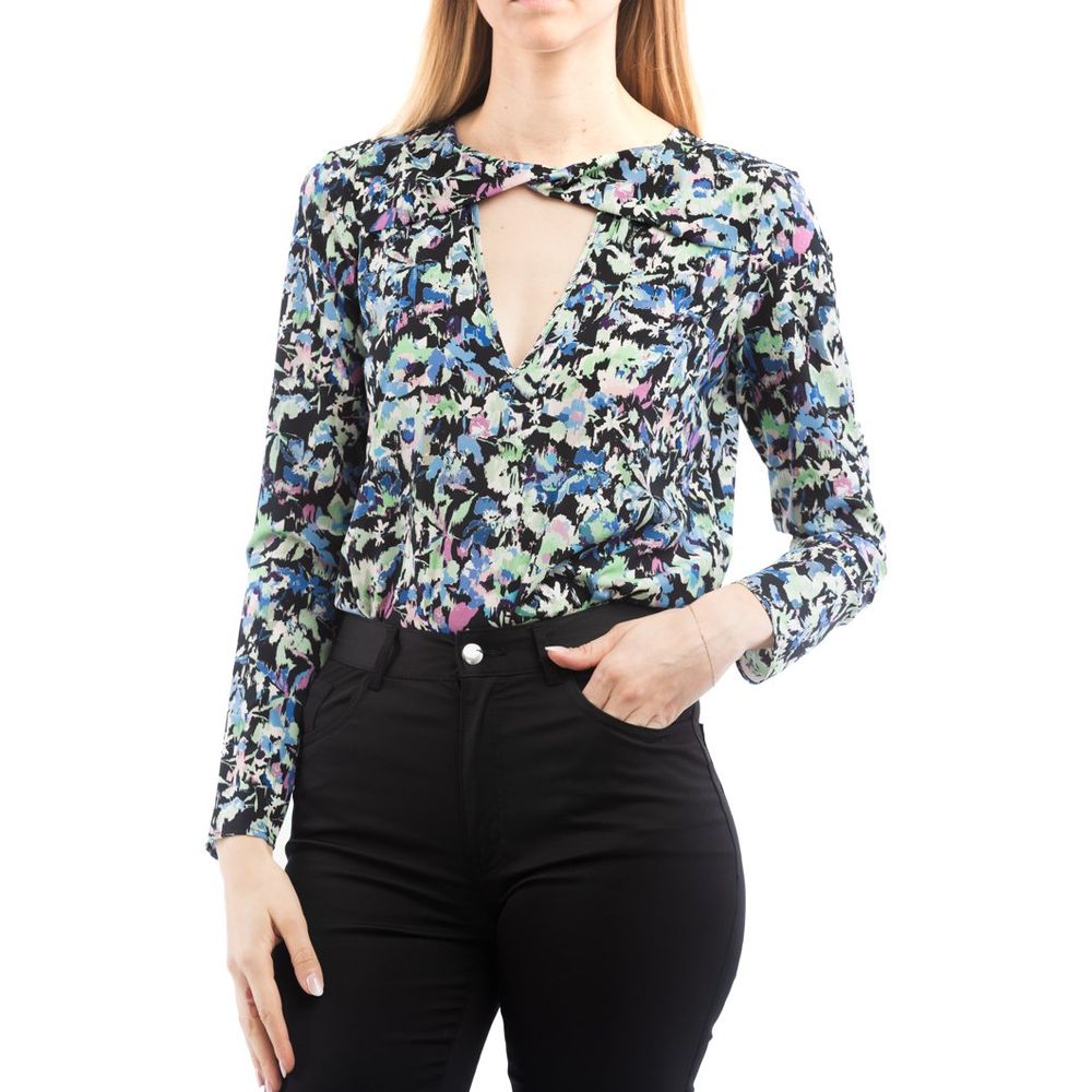 Multicolor Polyester Long Sleeve T-Shirt