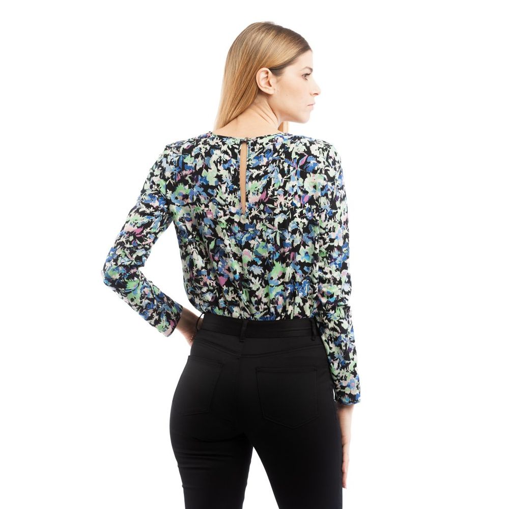 Multicolor Polyester Long Sleeve T-Shirt
