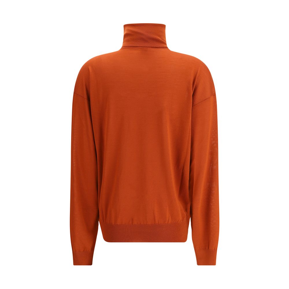 Bordeaux Wool Turtleneck