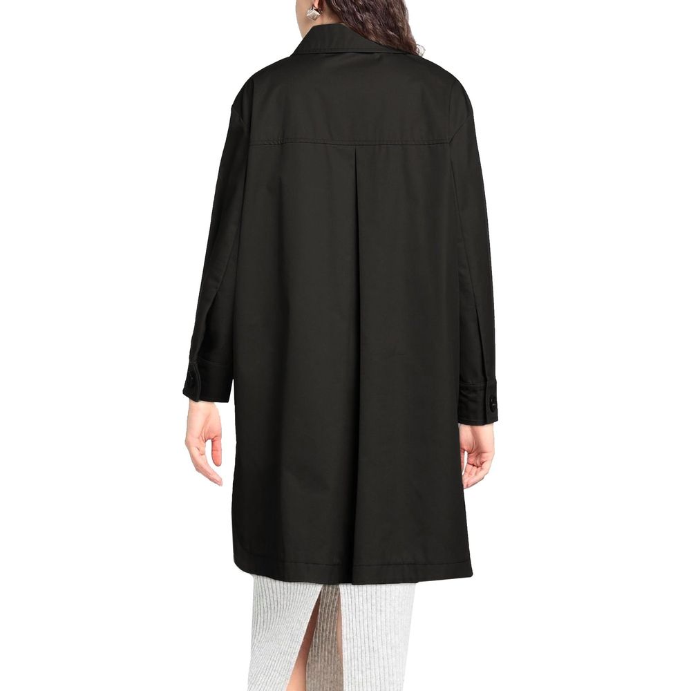 Black Cotton Parka