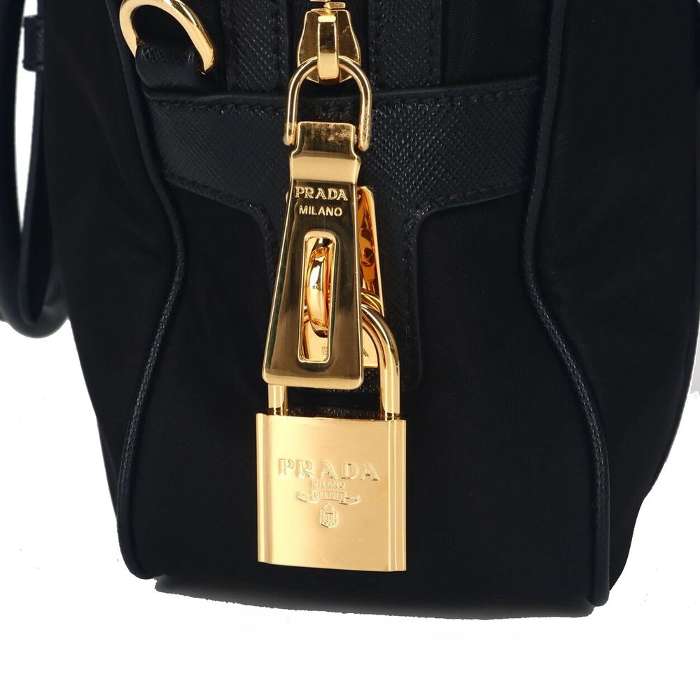 Black Nylon Handbag
