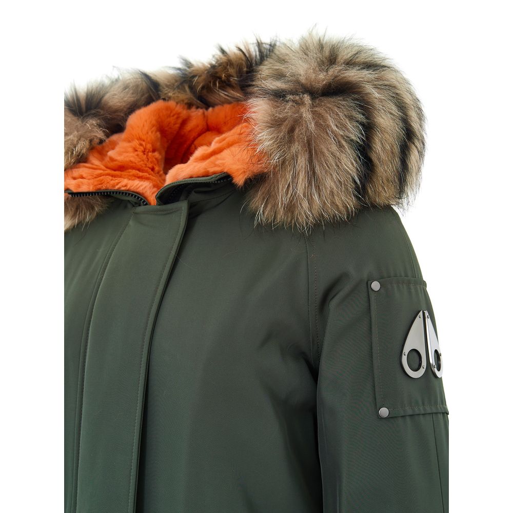 Green Cotton Parka