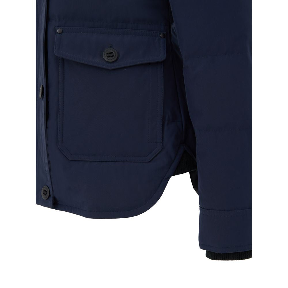 Blue Cotton Parka
