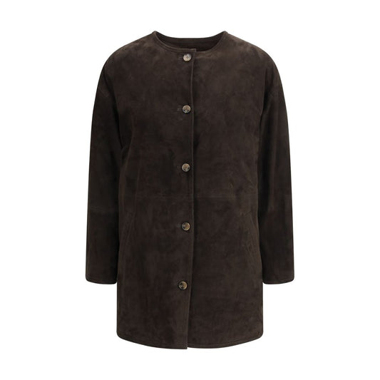 Brown Goatskin Coat