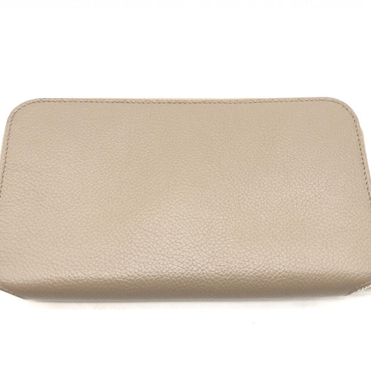 Calfskin Zip Around Wallet