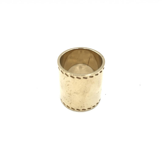 Gold Tone Scarf Ring Accessory