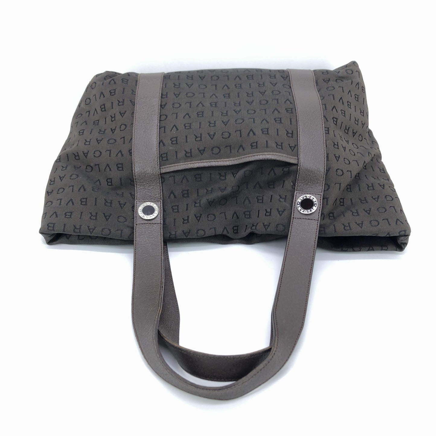 Logo Canvas Tote Bag With Pockets