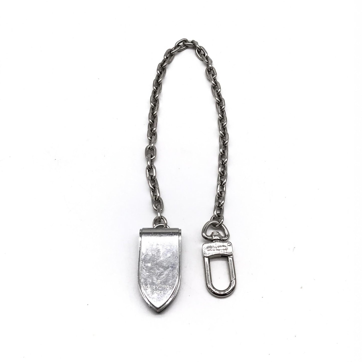 Silver Money Clip With Chain