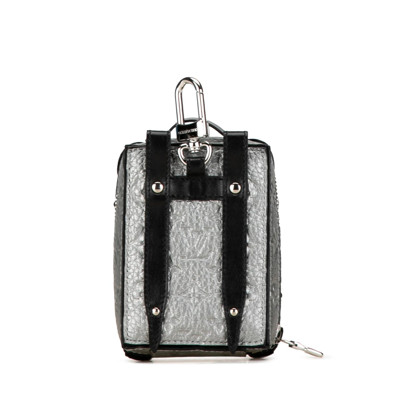Trunk Motif Key Charm Leather With Box