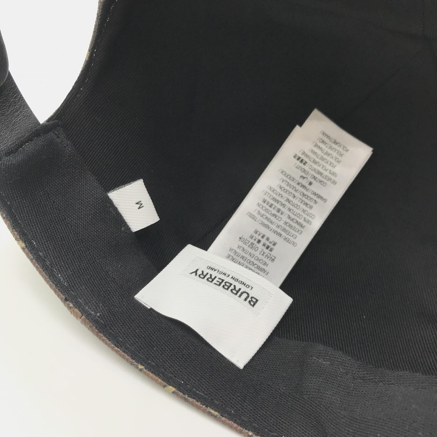 TB Monogram Baseball Cap In Brown