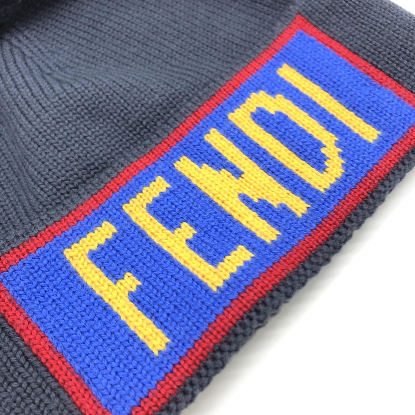 Wool Knit Beanie With Logo Design