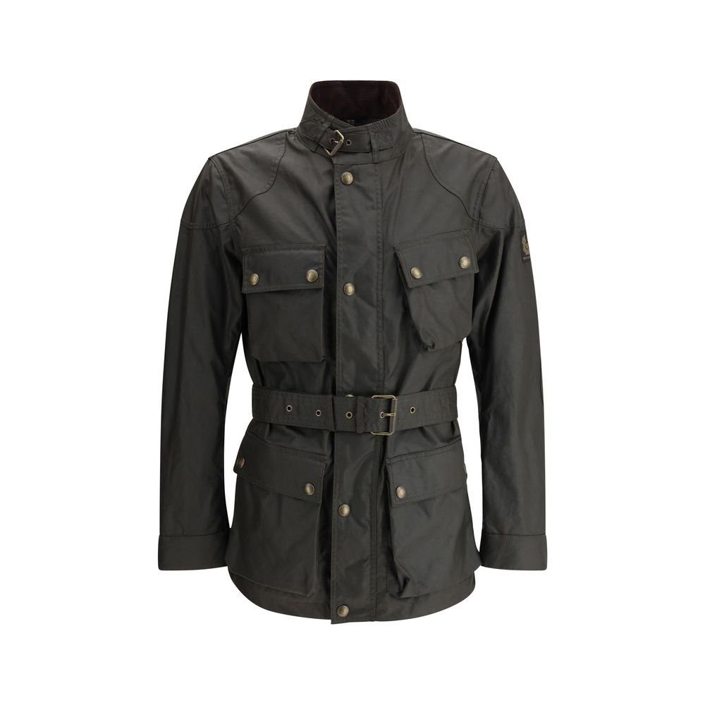 Bicolor Cotton Rain Coat
