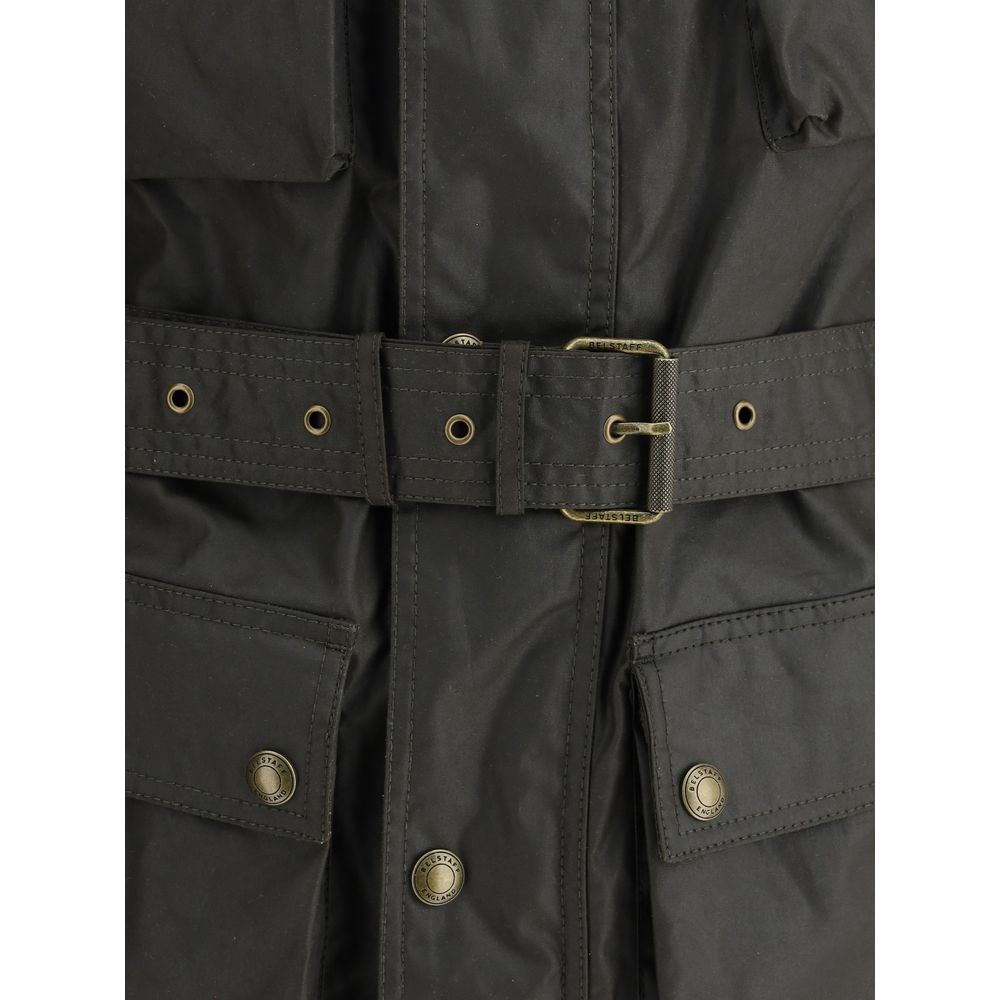 Bicolor Cotton Rain Coat