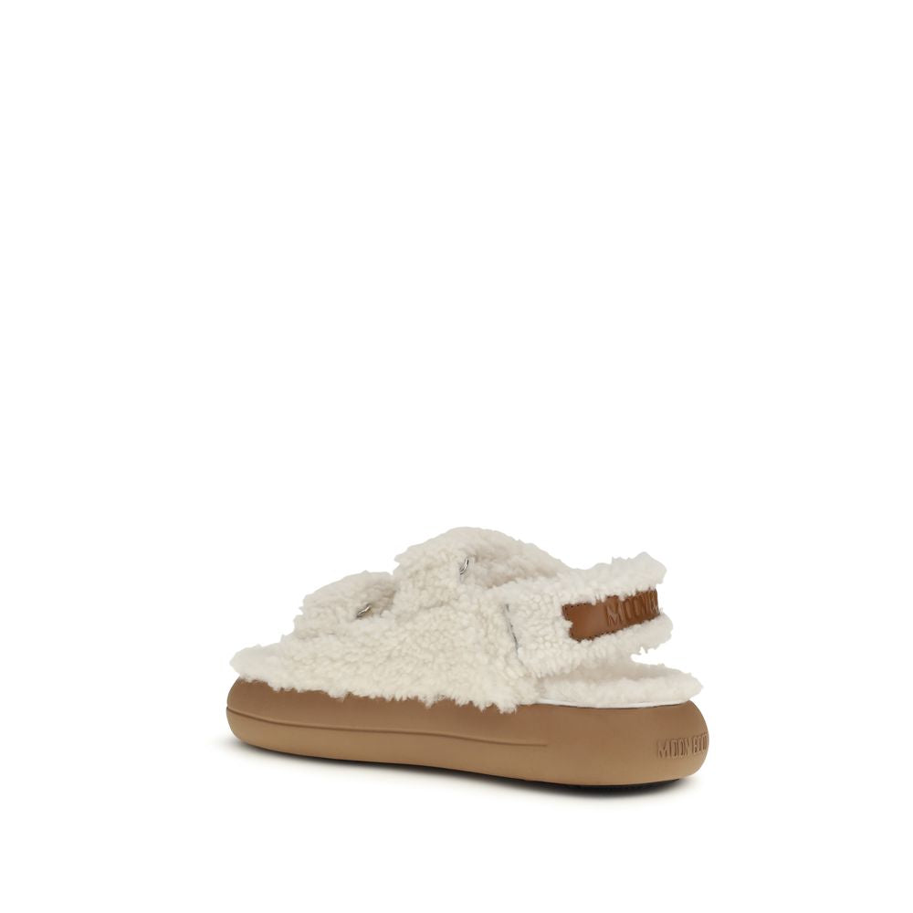 White Polyamide Sandals