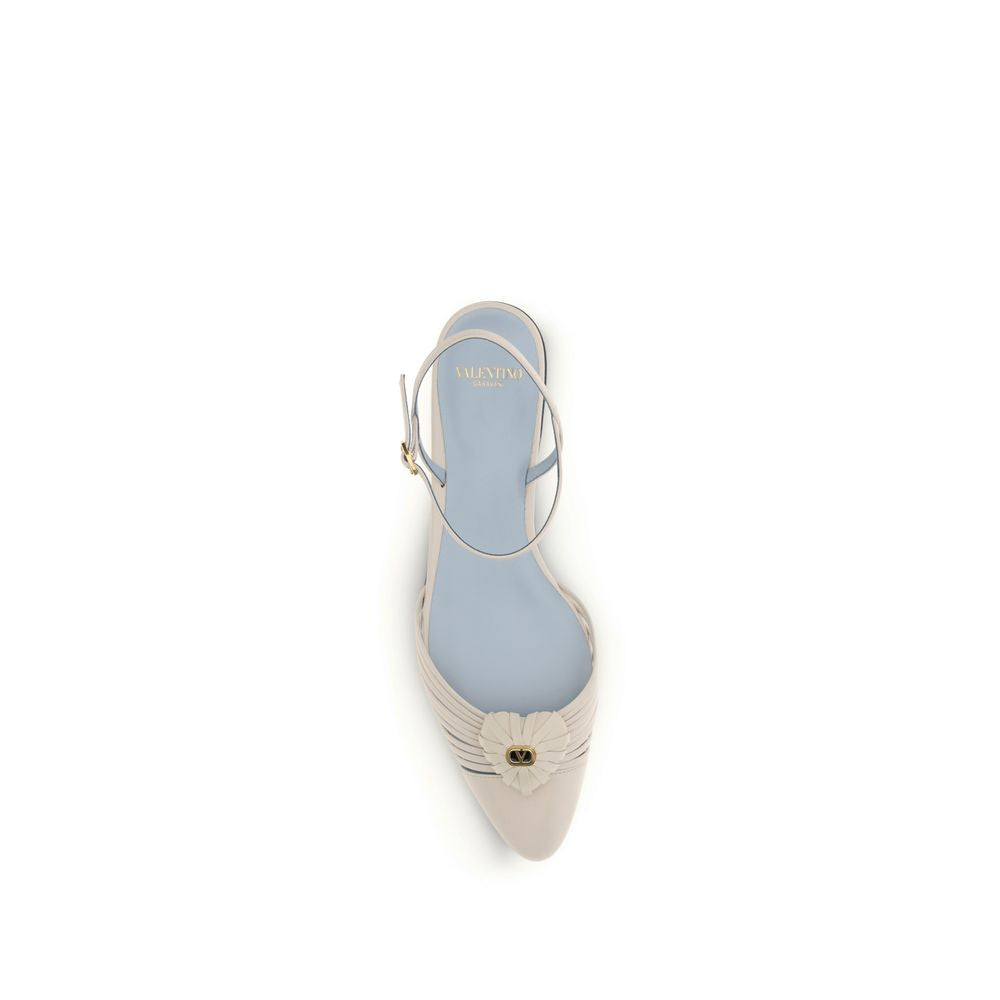 Beige Goatskin Sandals