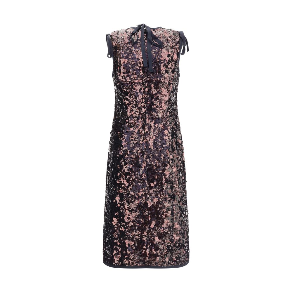 Multicolor Polyester Cocktail Dress