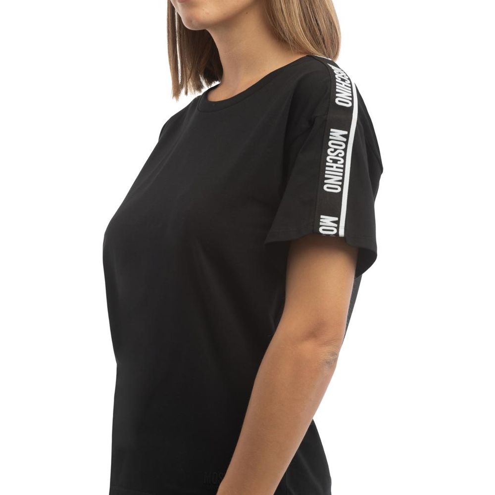 Black Cotton T-Shirt