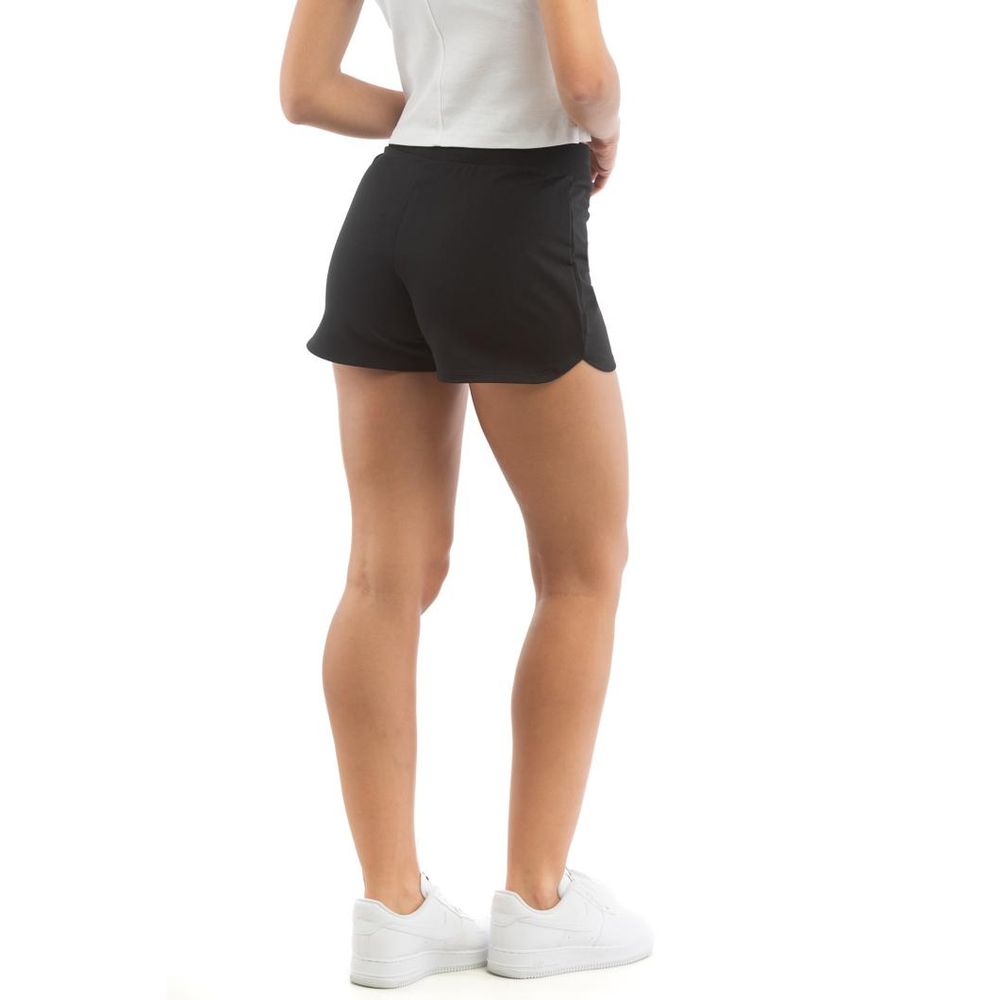 Black Cotton Shorts