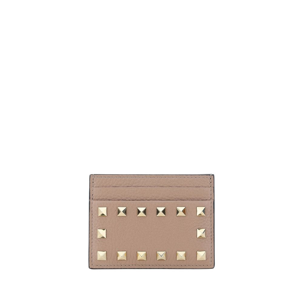 Beige Calf Leather Bos Taurus Wallet