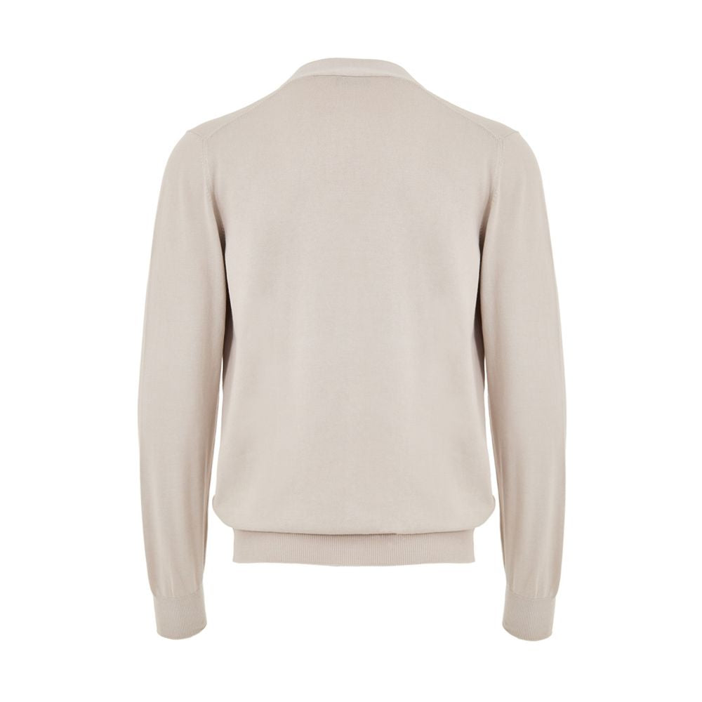 Beige Cotton Cardigan