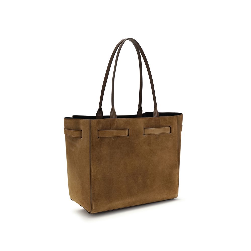 Brown Calf Leather Bos Taurus Shoulder Bag