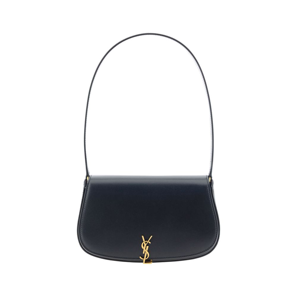 Black Calf Leather Bos Taurus Shoulder Bag