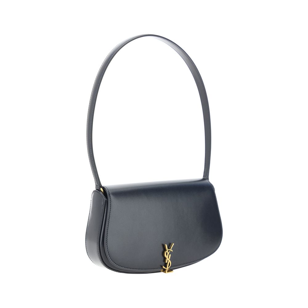 Black Calf Leather Bos Taurus Shoulder Bag