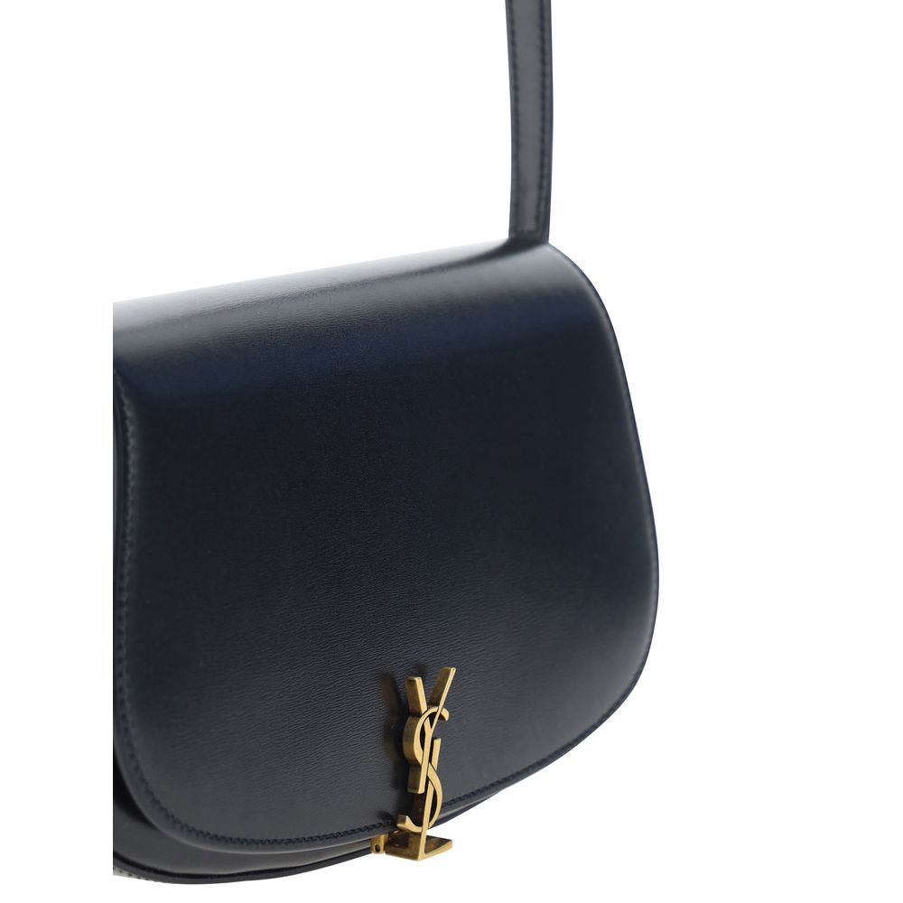 Black Calf Leather Bos Taurus Shoulder Bag