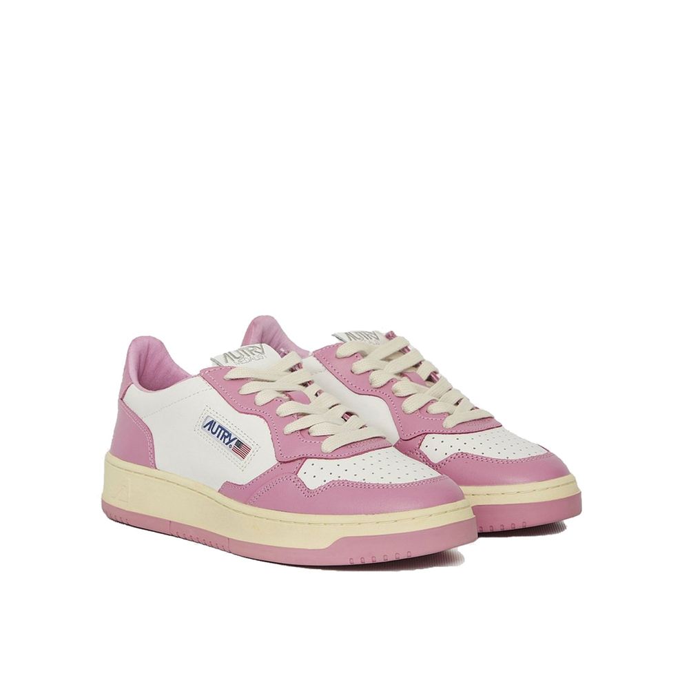 Multicolor Leather Low Top Sneakers