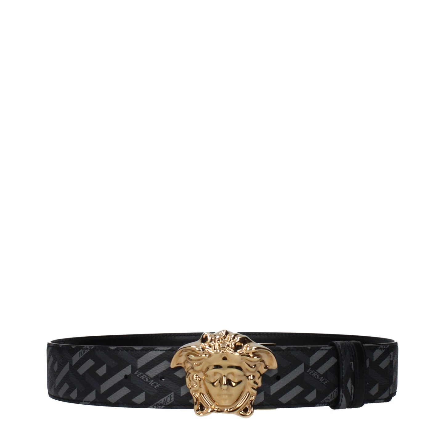 Gray Polyester Regular Belt