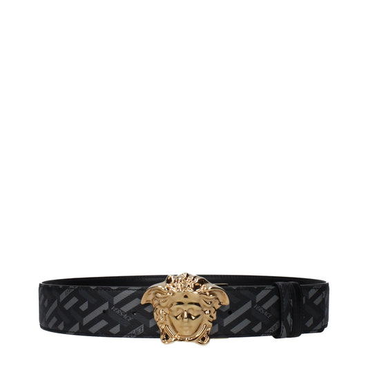 Gray Polyester Regular Belt
