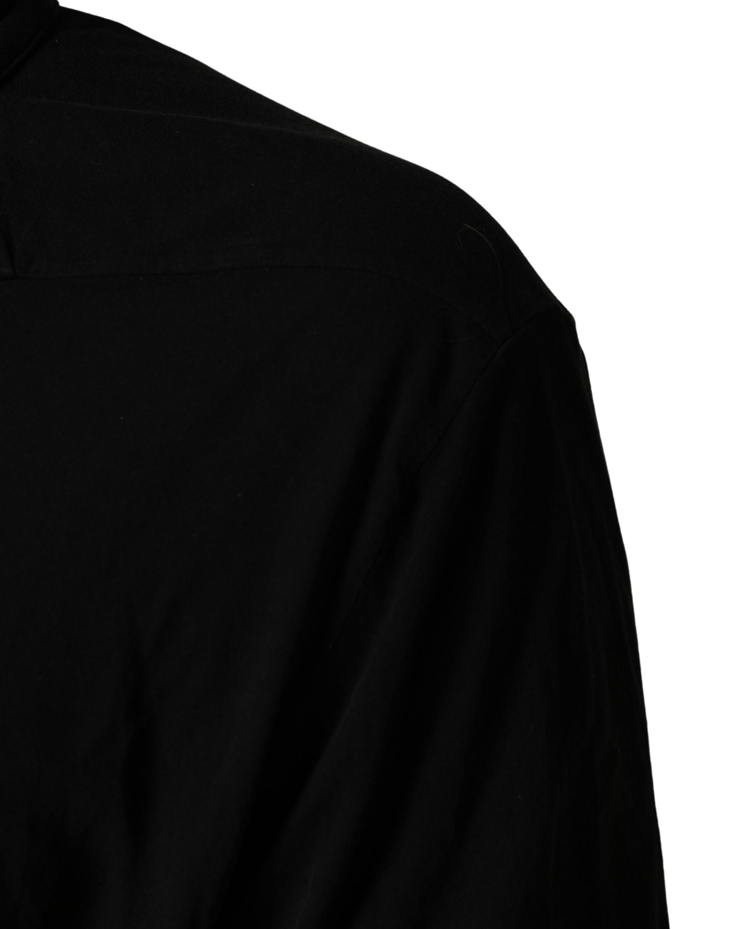 Black Button Down Long Sleeves Men Cardigan Sweater