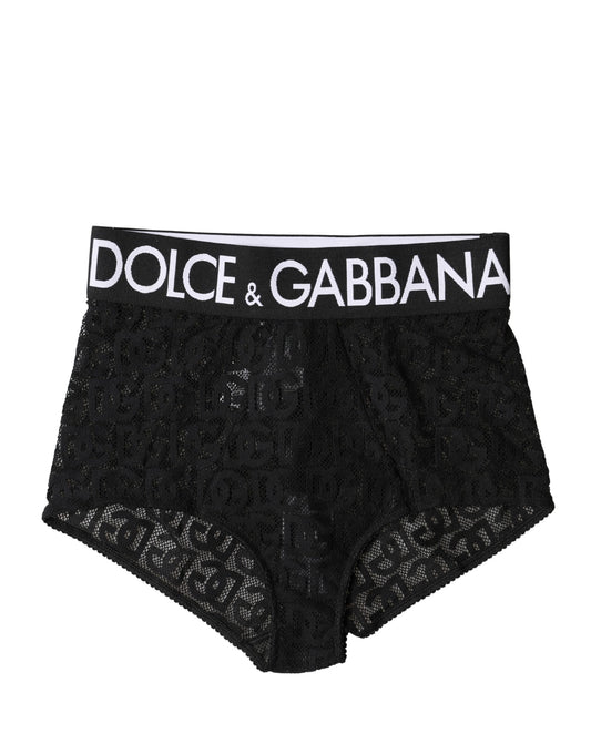 Black Logo Girdle High Waist Panty Underwear