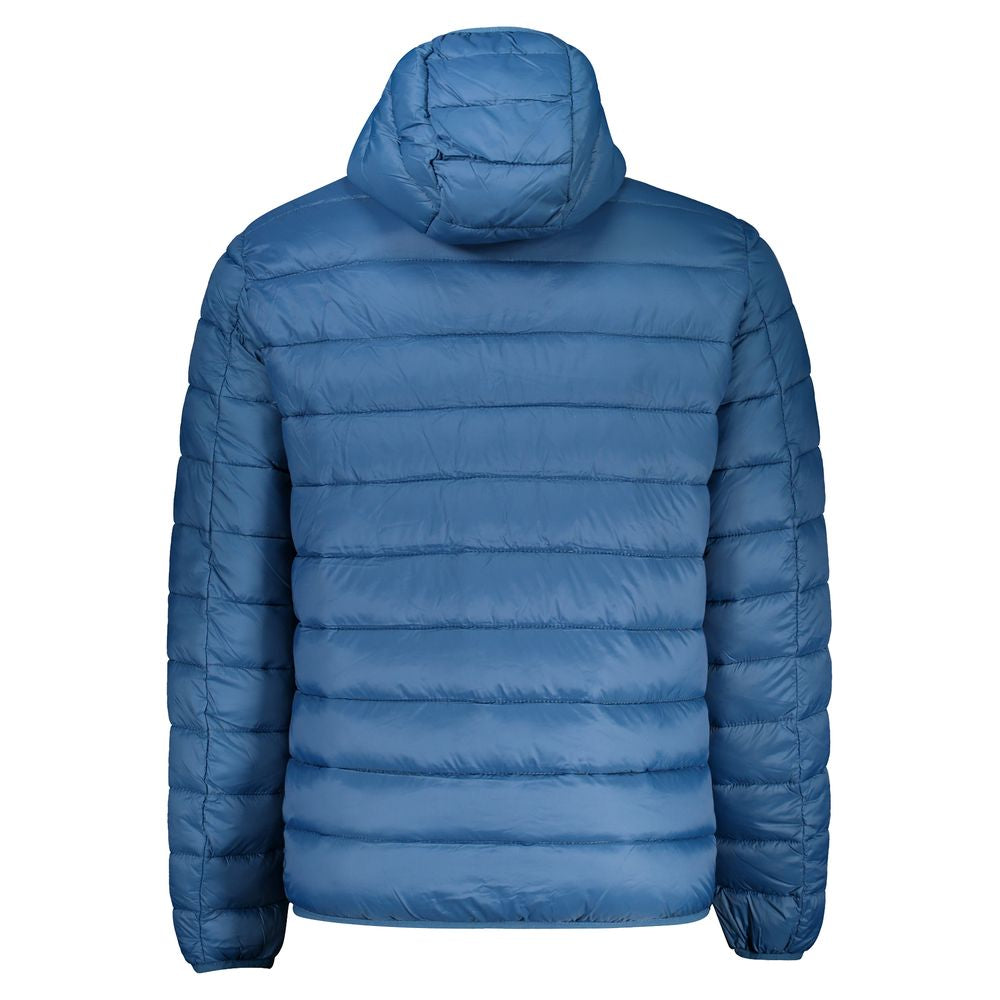 "Blu Poliammide Men's Jacket"