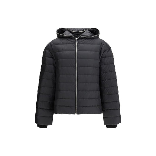 Black Polyester Coat