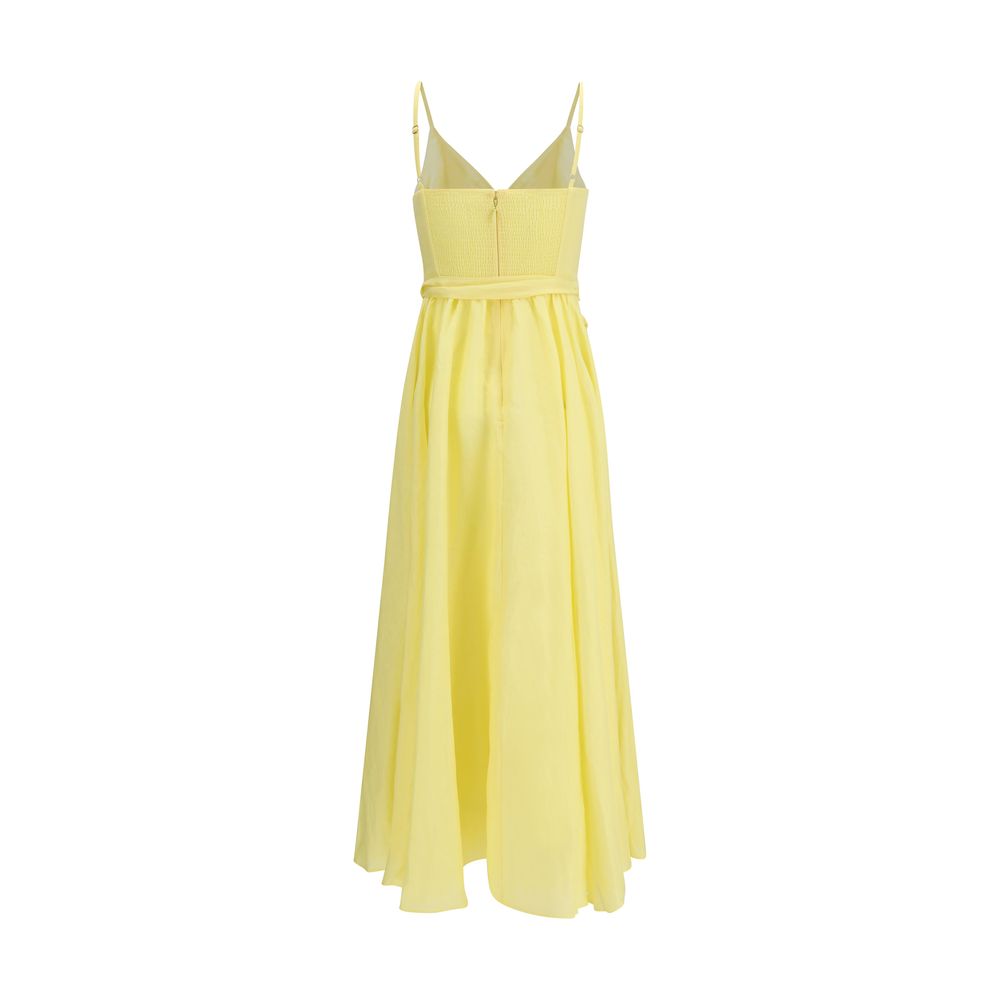 Bicolor Cotton Long Dress