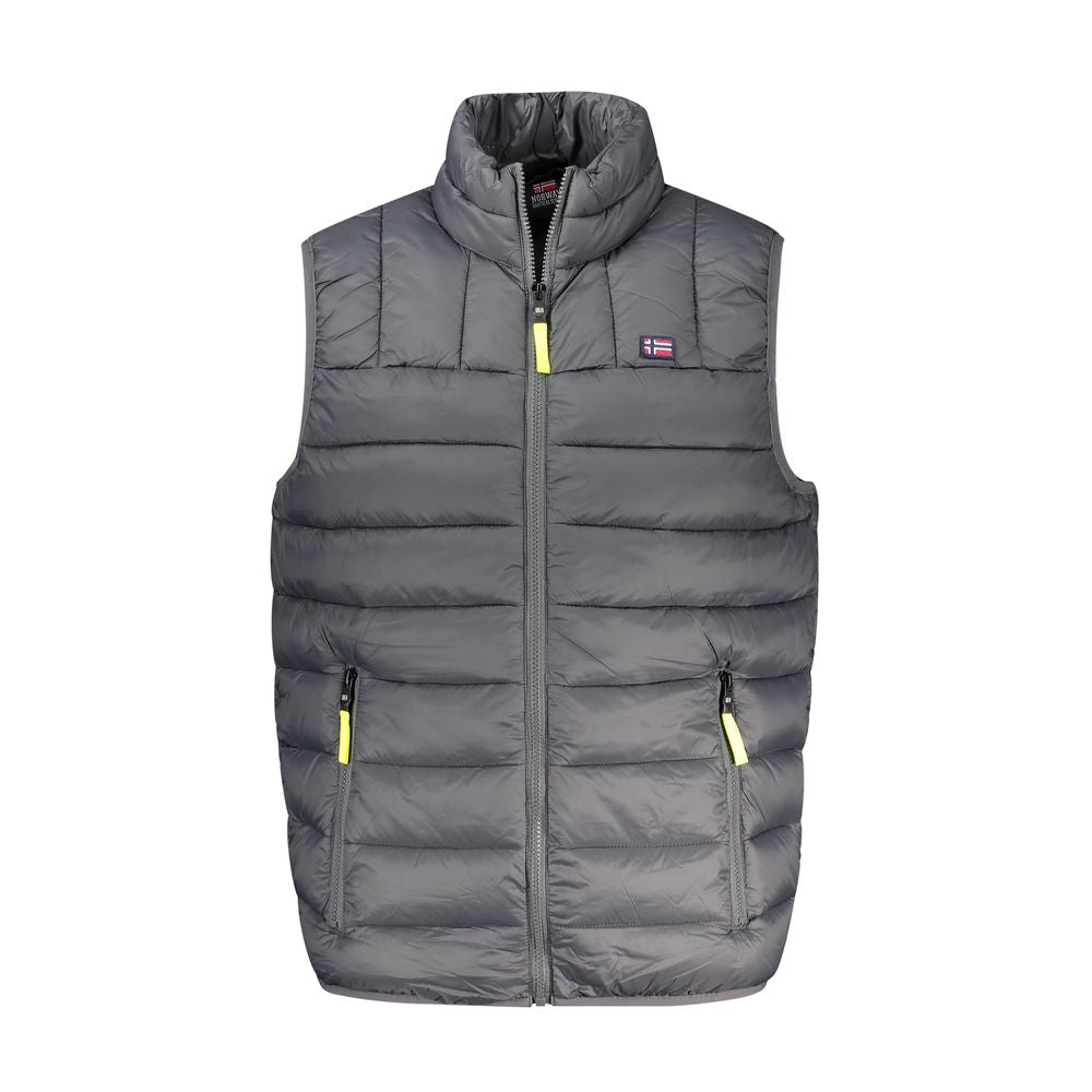 Grigio Poliammide Men's Vest